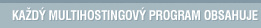 Každý multihostingový program obsahuje